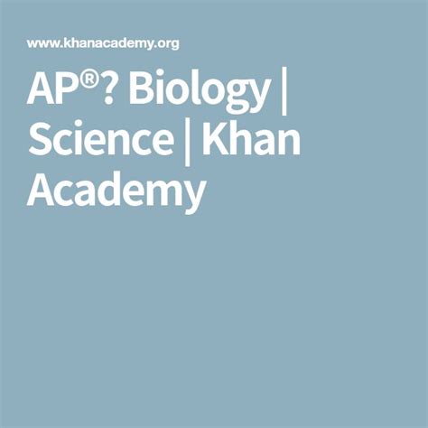 This month, were publishing a new video and new exercises, quizzes, and a unit test. . Ap bio khan academy